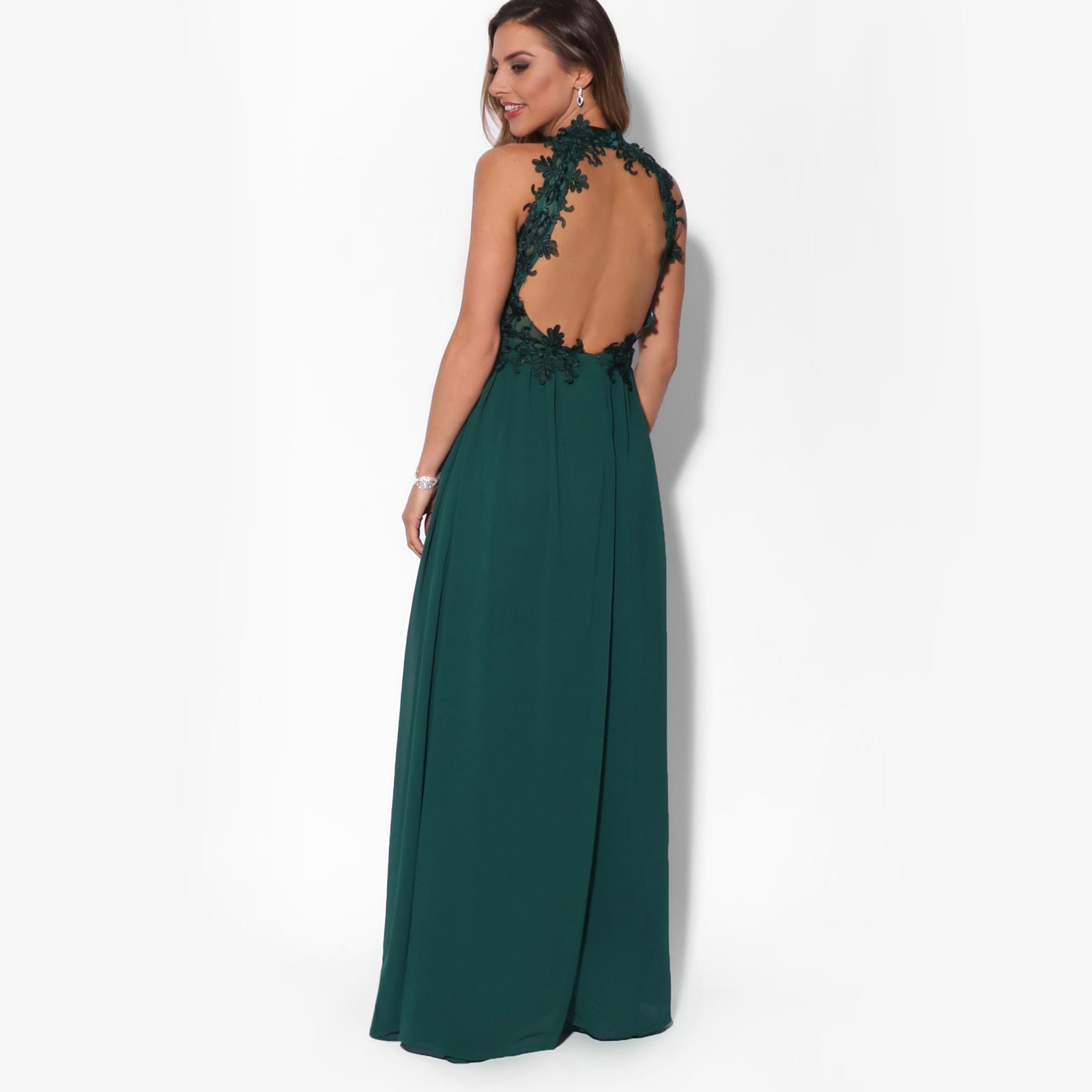 Vestido JULIETA curvy verde - Imagen 2